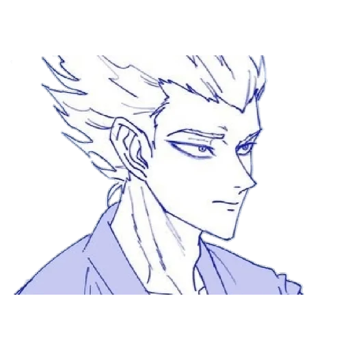 🥰 Стикер «Garou / one punch man» для Telegram