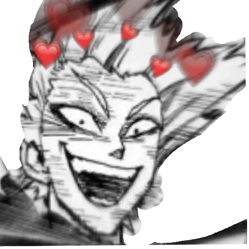🥰 Стикер «Garou / one punch man» для Telegram