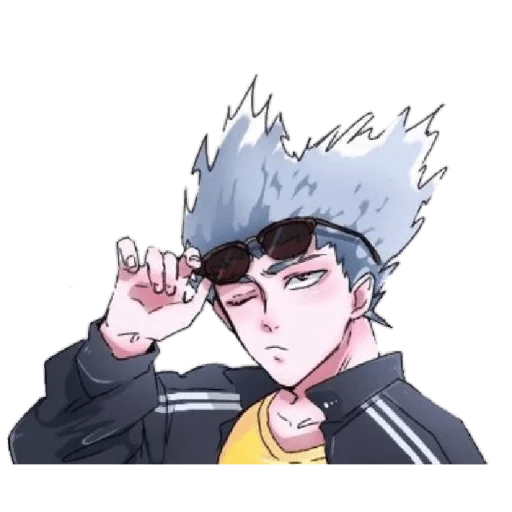 🥰 Стикер «Garou / one punch man» для Telegram