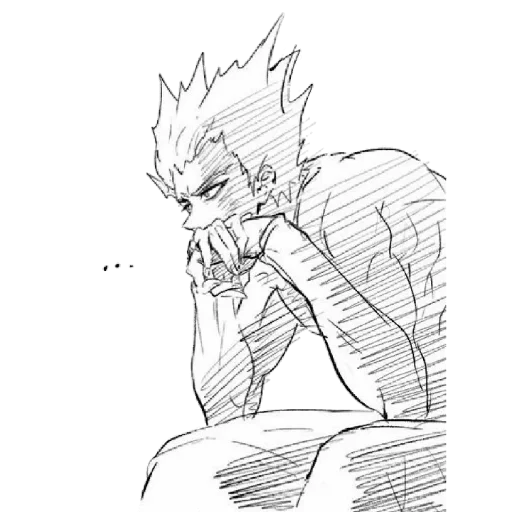 🥰 Стикер «Garou / one punch man» для Telegram