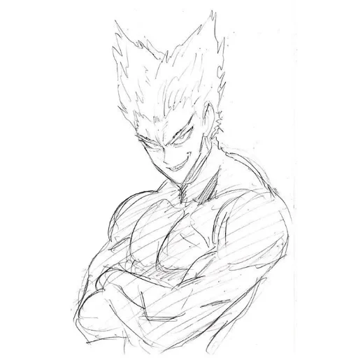 🥰 Стикер «Garou / one punch man» для Telegram