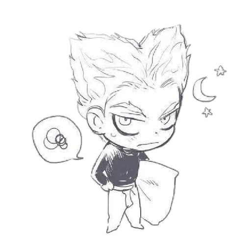 🥰 Стикер «Garou / one punch man» для Telegram
