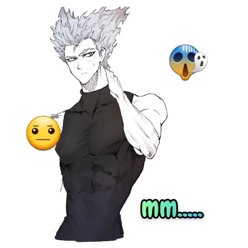 🥰 Стикер «Garou / one punch man» для Telegram