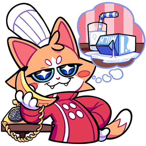 📞 Стикер «Гастрономяу Без Текста» для Telegram