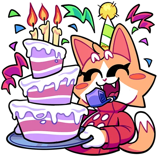 🎂 Стикер «Гастрономяу Без Текста» для Telegram