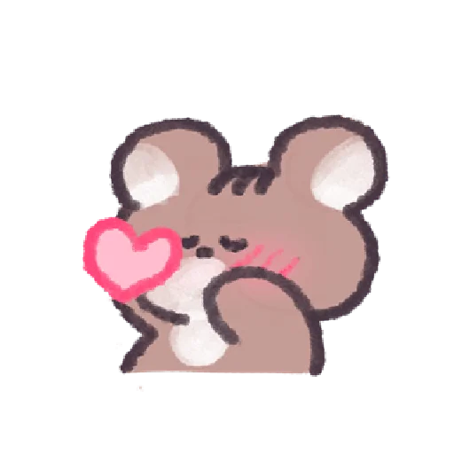 💓 Стикер «꒰ ; ꒱ ; ୧ ୨» для Telegram