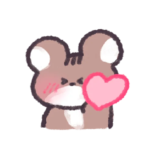 💖 Стикер «꒰ ; ꒱ ; ୧ ୨» для Telegram