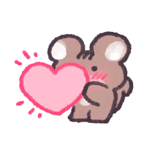 💖 Стикер «꒰ ; ꒱ ; ୧ ୨» для Telegram