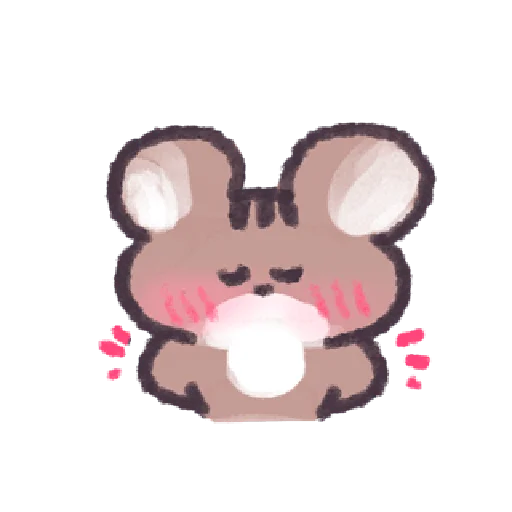 💕 Стикер «꒰ ; ꒱ ; ୧ ୨» для Telegram