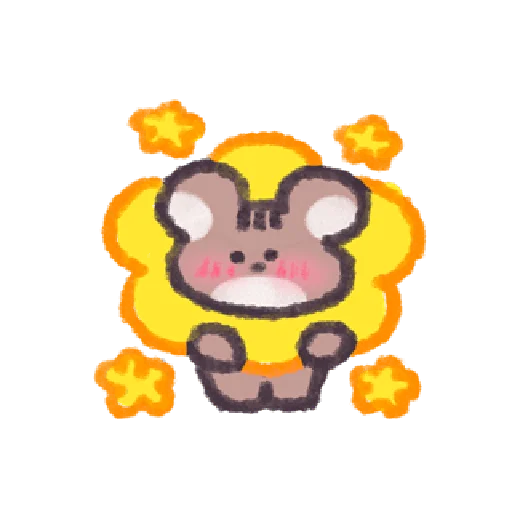 🥐 Стикер «꒰ ; ꒱ ; ୧ ୨» для Telegram