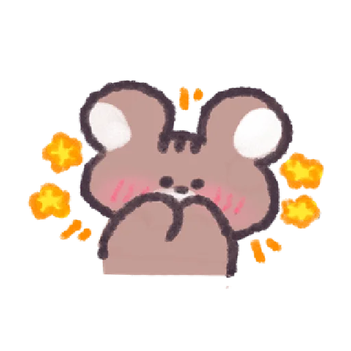 ⭐️ Стикер «꒰ ; ꒱ ; ୧ ୨» для Telegram