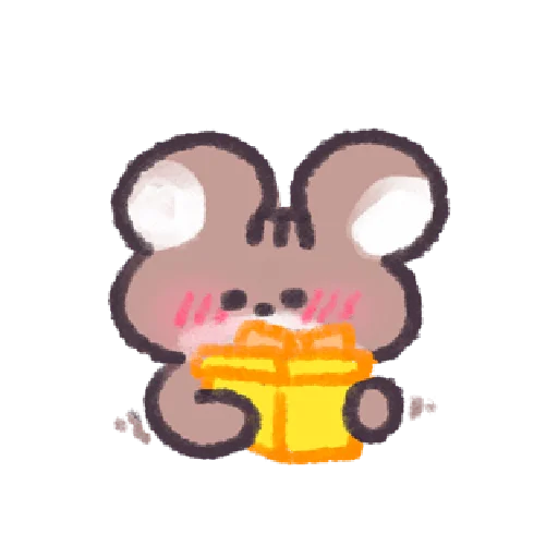 🤩 Стикер «꒰ ; ꒱ ; ୧ ୨» для Telegram