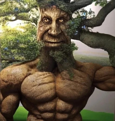 💪 Стикер «Mytstical Tree» для Telegram