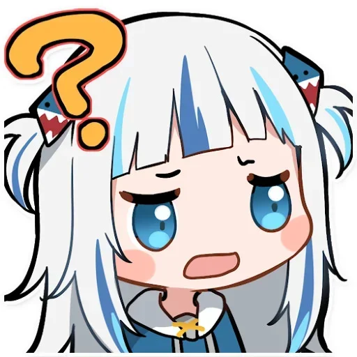 ❓ Стикер «Gawr Gura» для Telegram