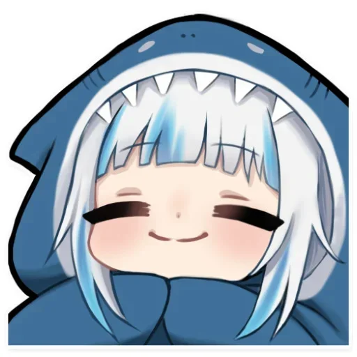 😊 Стикер «Gawr Gura» для Telegram