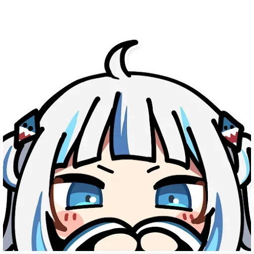 👀 Стикер «Gawr Gura» для Telegram