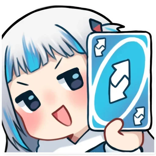 🔄 Стикер «Gawr Gura» для Telegram