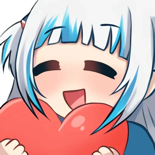 ❤️ Стикер «Gawr Gura» для Telegram