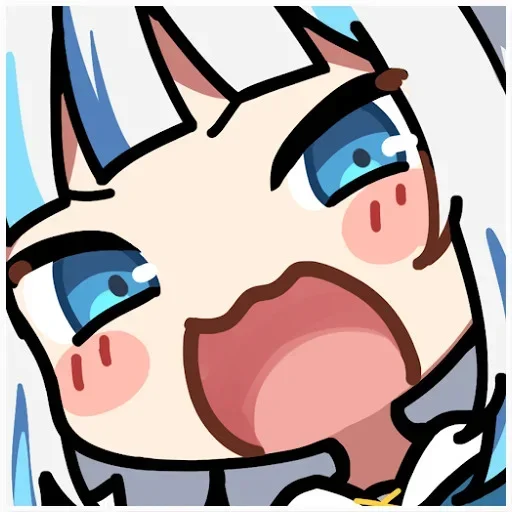 😤 Стикер «Gawr Gura» для Telegram