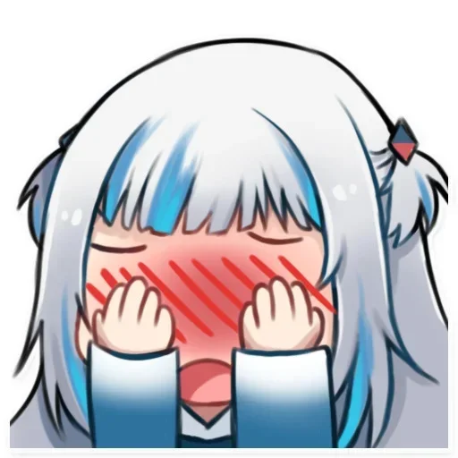 😳 Стикер «Gawr Gura» для Telegram