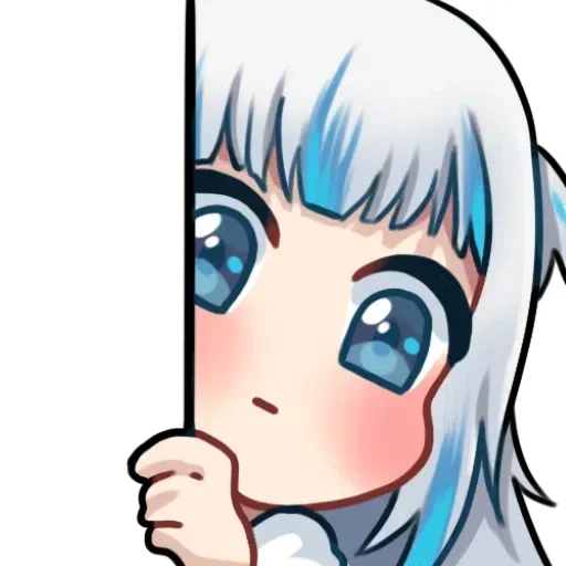 👀 Стикер «Gawr Gura» для Telegram