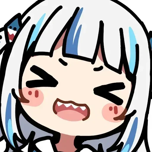 😆 Стикер «Gawr Gura» для Telegram