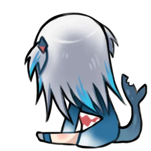 ☹️ Стикер «Gawr Gura» для Telegram
