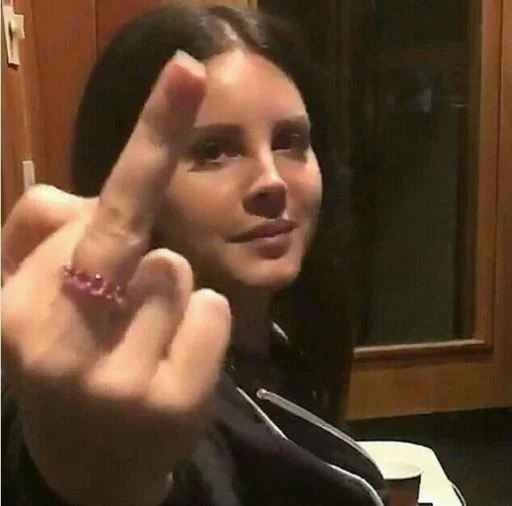 🖕 Стикер «Mood Lana» для Telegram