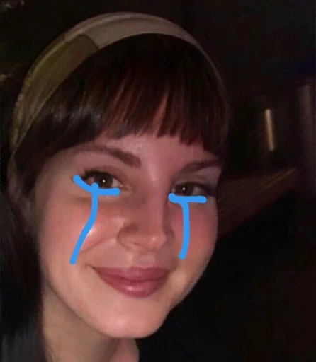 😅 Стикер «Mood Lana» для Telegram