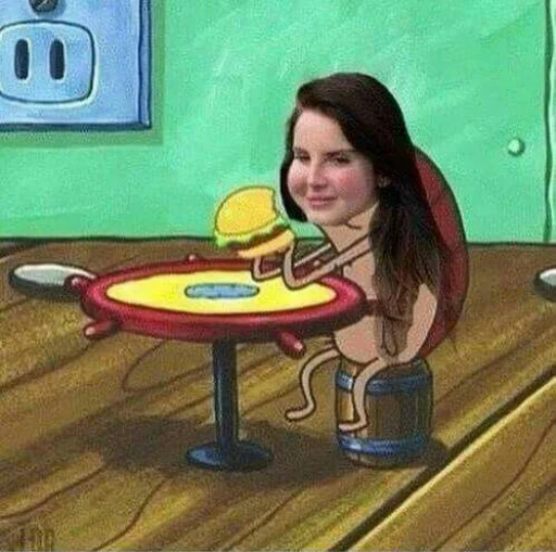 🍔 Стикер «Mood Lana» для Telegram