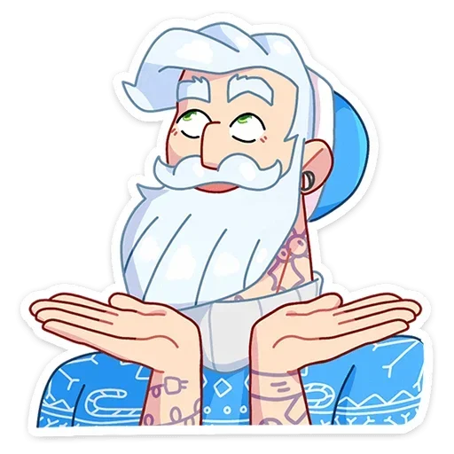 🤲 Стикер «Gay Мороз» для Telegram