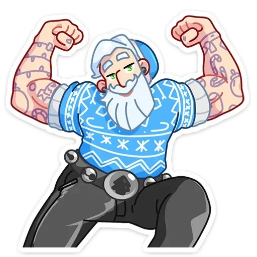 💪 Стикер «Gay Мороз» для Telegram