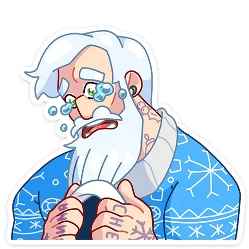 😭 Стикер «Gay Мороз» для Telegram