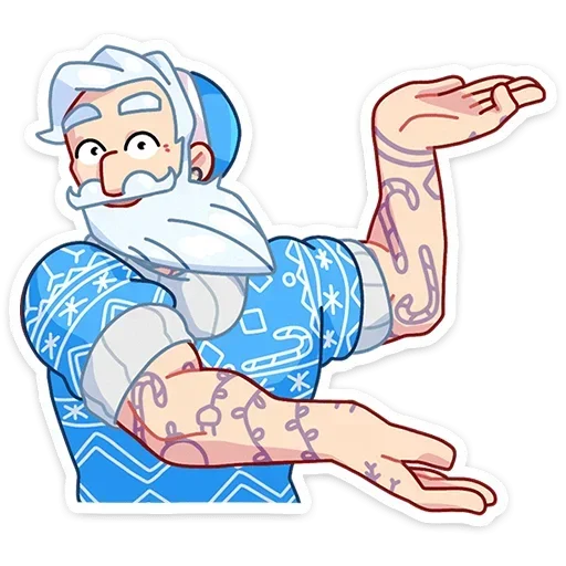 🤷‍♂️ Стикер «Gay Мороз» для Telegram