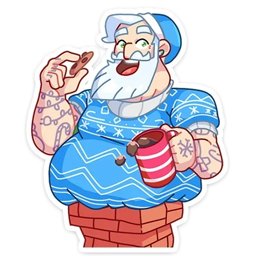 🍪 Стикер «Gay Мороз» для Telegram
