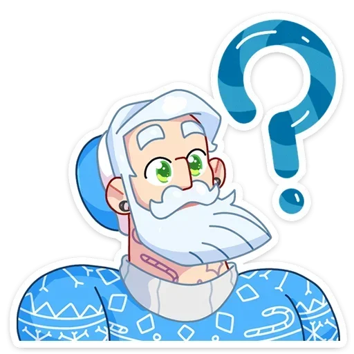 ❓ Стикер «Gay Мороз» для Telegram