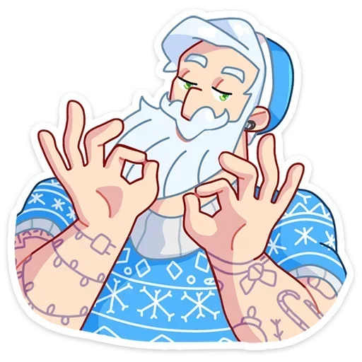 👌 Стикер «Gay Мороз» для Telegram