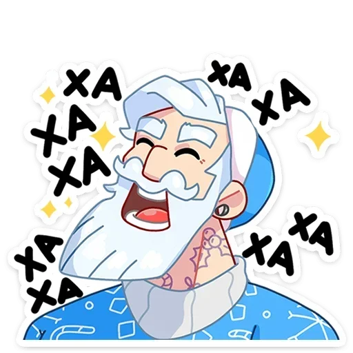 😂 Стикер «Gay Мороз» для Telegram
