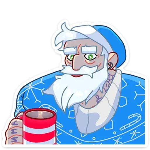 ☕ Стикер «Gay Мороз» для Telegram