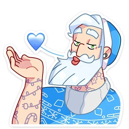 💙 Стикер «Gay Мороз» для Telegram