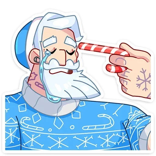 😭 Стикер «Gay Мороз» для Telegram