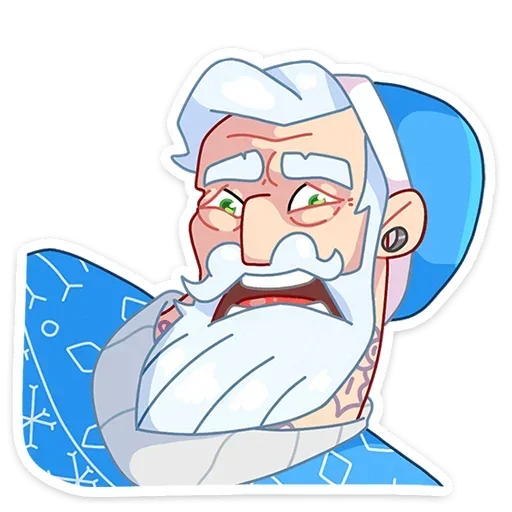 🤨 Стикер «Gay Мороз» для Telegram