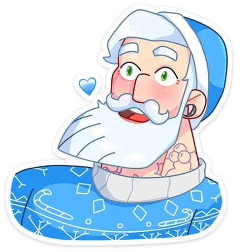 ❤ Стикер «Gay Мороз» для Telegram