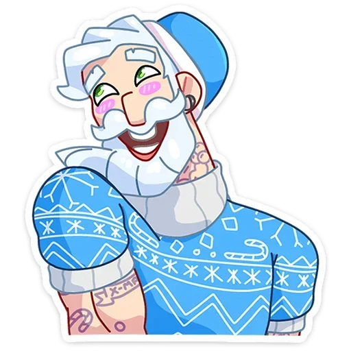 ☺️ Стикер «Gay Мороз» для Telegram