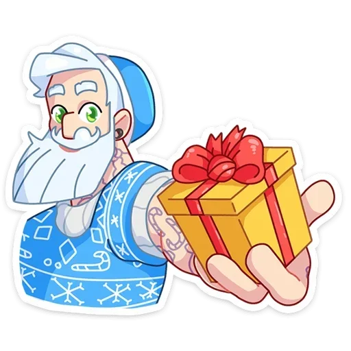 🎁 Стикер «Gay Мороз» для Telegram