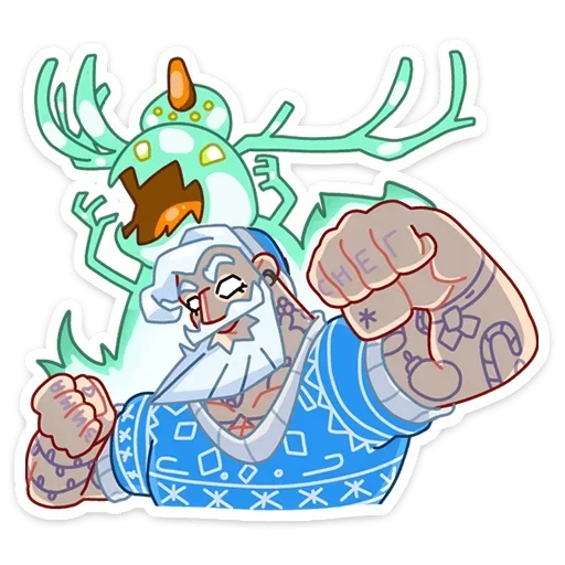💪 Стикер «Gay Мороз» для Telegram