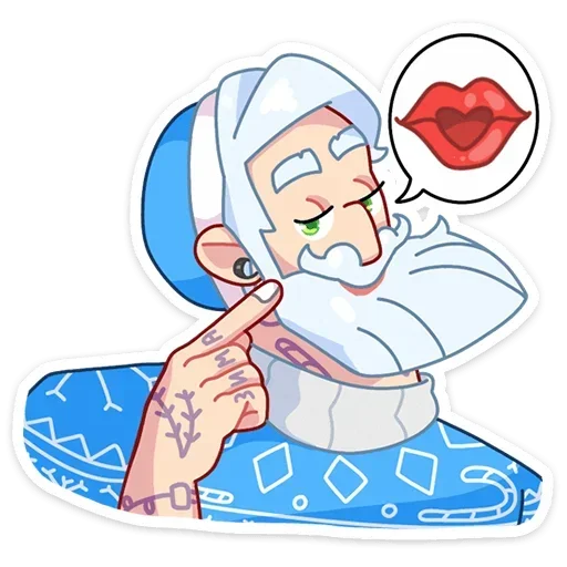 😘 Стикер «Gay Мороз» для Telegram