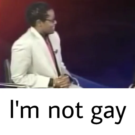 😑 Стикер «Gay?» для Telegram