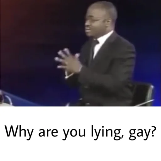 🤨 Стикер «Gay?» для Telegram
