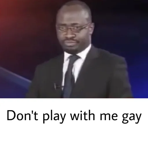 🤨 Стикер «Gay?» для Telegram